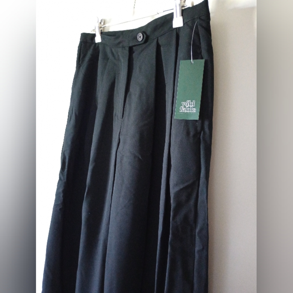 Wild Fable Black Wide Leg Trousers Size XS New w/Tags - Picture 9 of 11